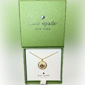 ♠️KATE SPADE♠️Pearls On Pearl Clover Charm Necklace/NIB